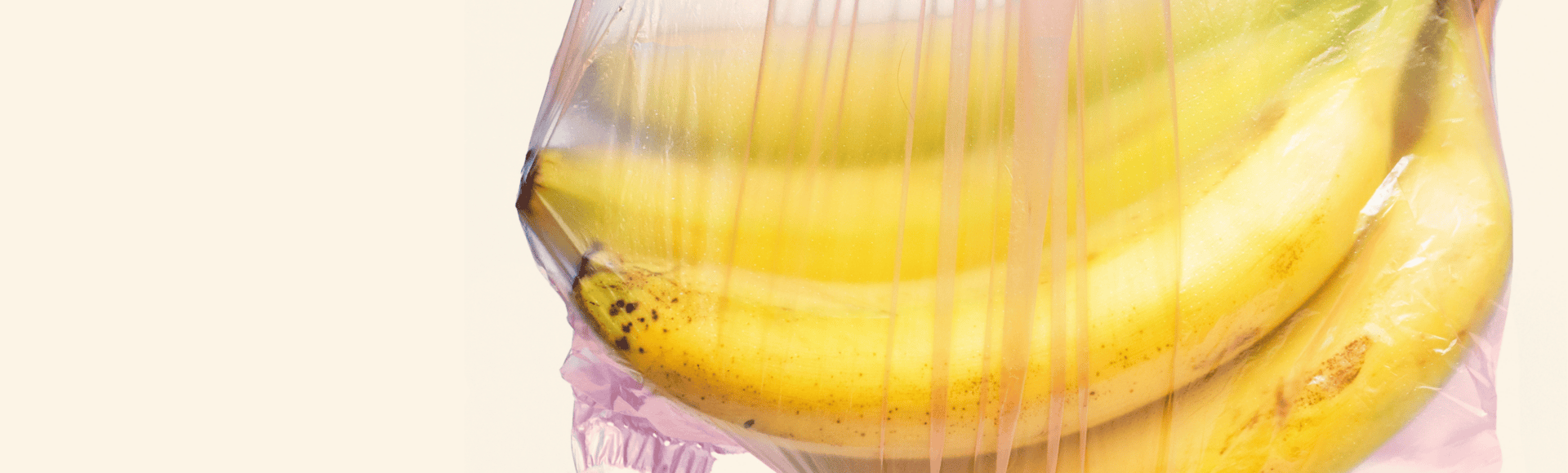 bananas in a plastic bag